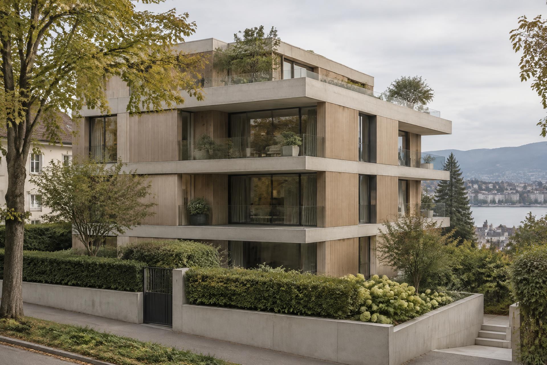 Zeitgenössisches Wohnhaus in Zürich
